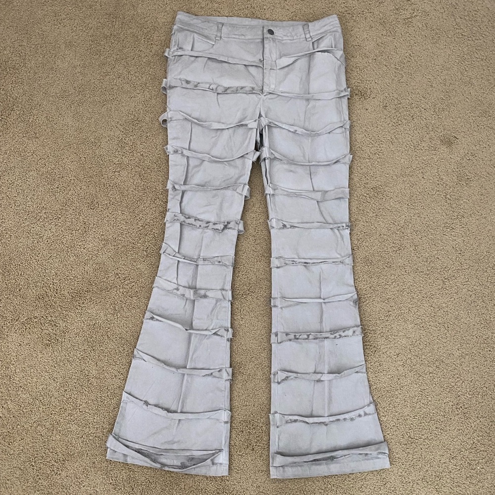 DARKER WAVS Distressed Pants